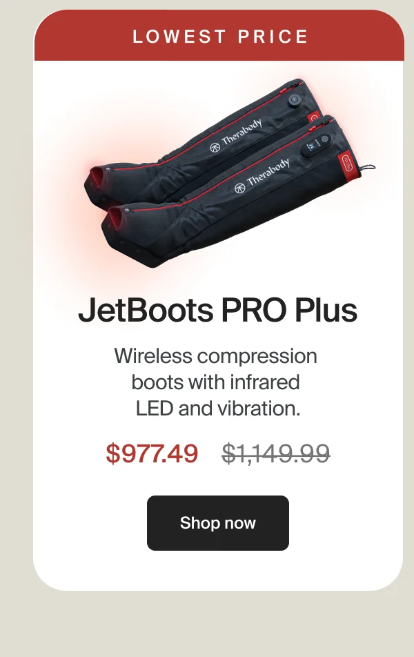 LOWEST PRICE | JetBoots PRO Plus | Wireless compression  boots with infrared  LED and vibration. | $977.49 | Shop now