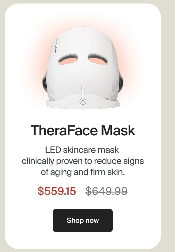 TheraFace Mask | LED skincare mask  clinically proven to reduce signs of aging and firm skin. | $559.15 | Shop now