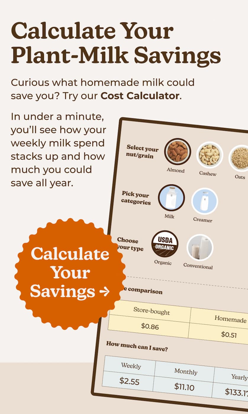 Homemade Milk Cost Calculator