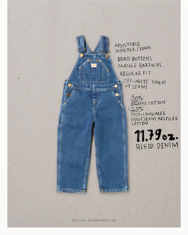 Dallas Dungarees UD Denim