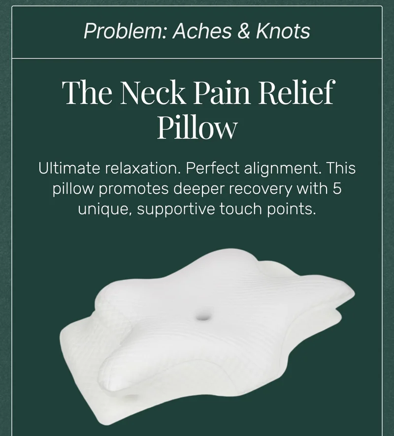 The Neck Pain Relief Pillow