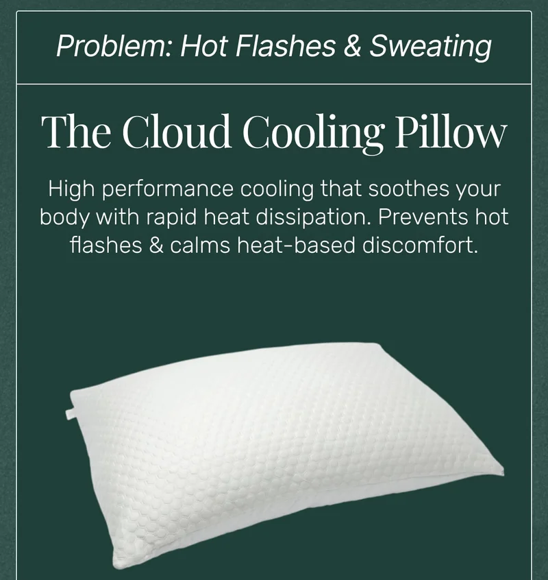 The Cloud Cooling Pillow