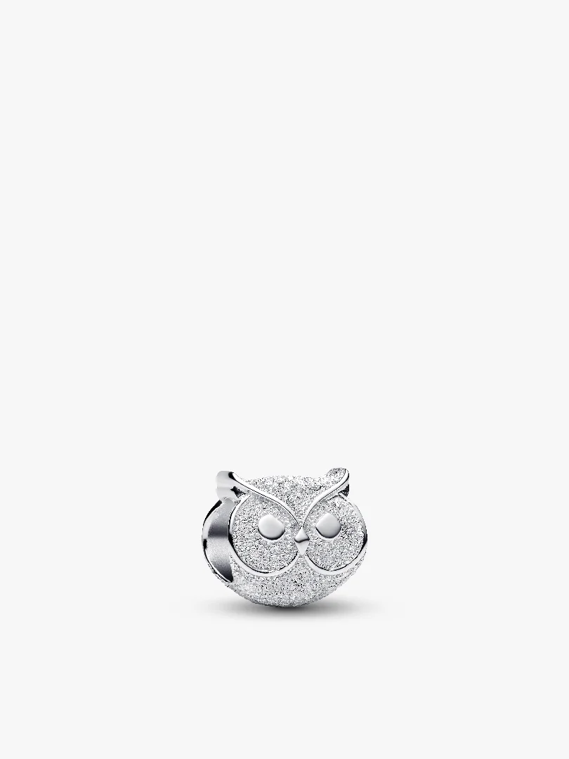 Textured Owl Mini Charm