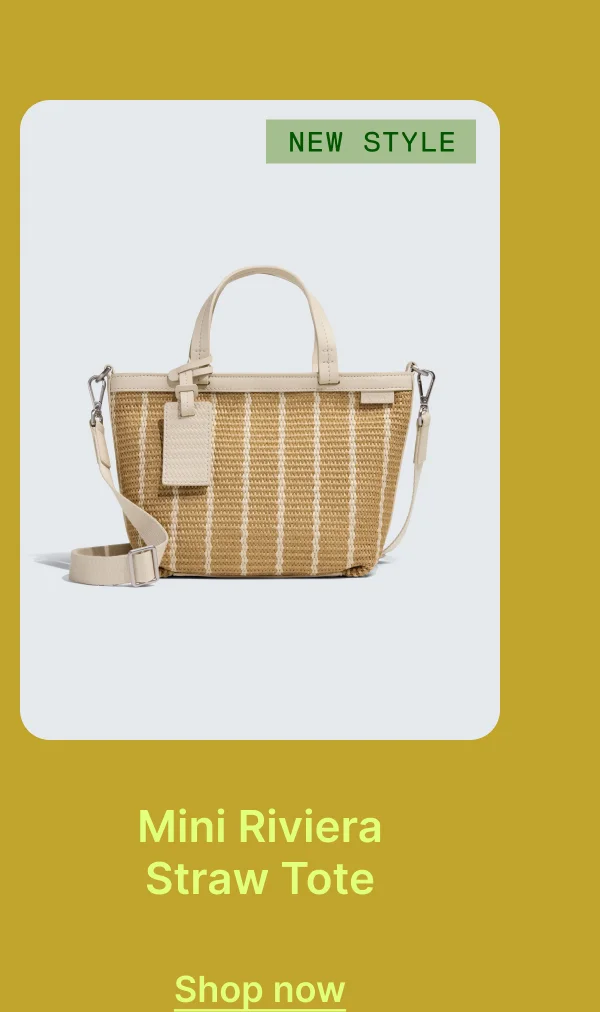 Mini Riviera Straw Tote | Shop now