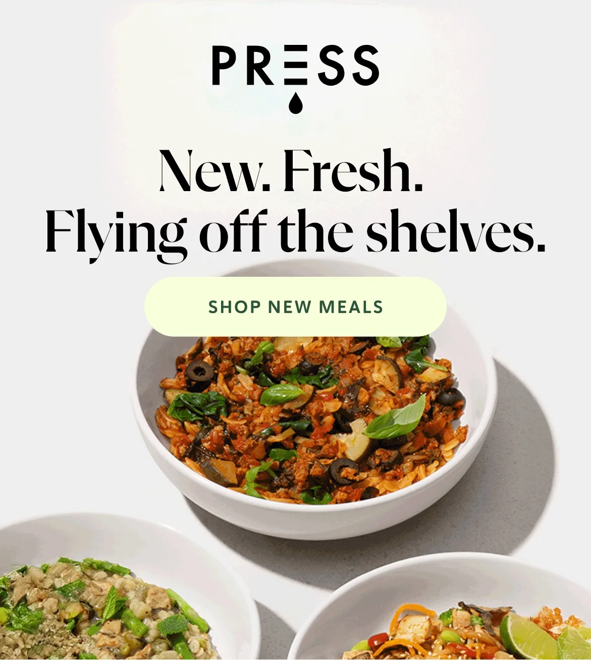 New. Fresh.  Flying off the shelves.