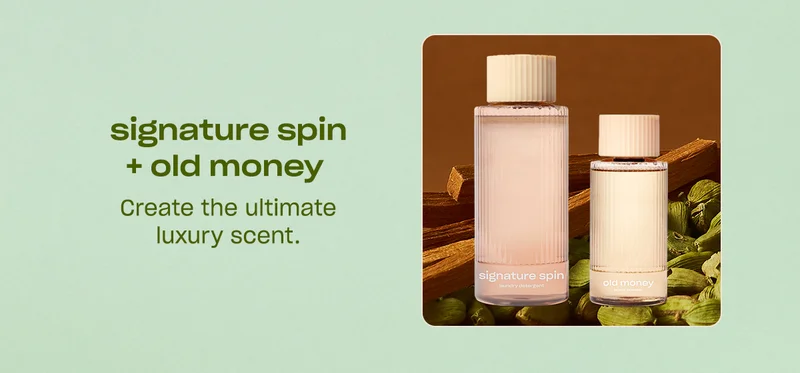 Signature Spin + Old Money Create the ultimate luxury scent.