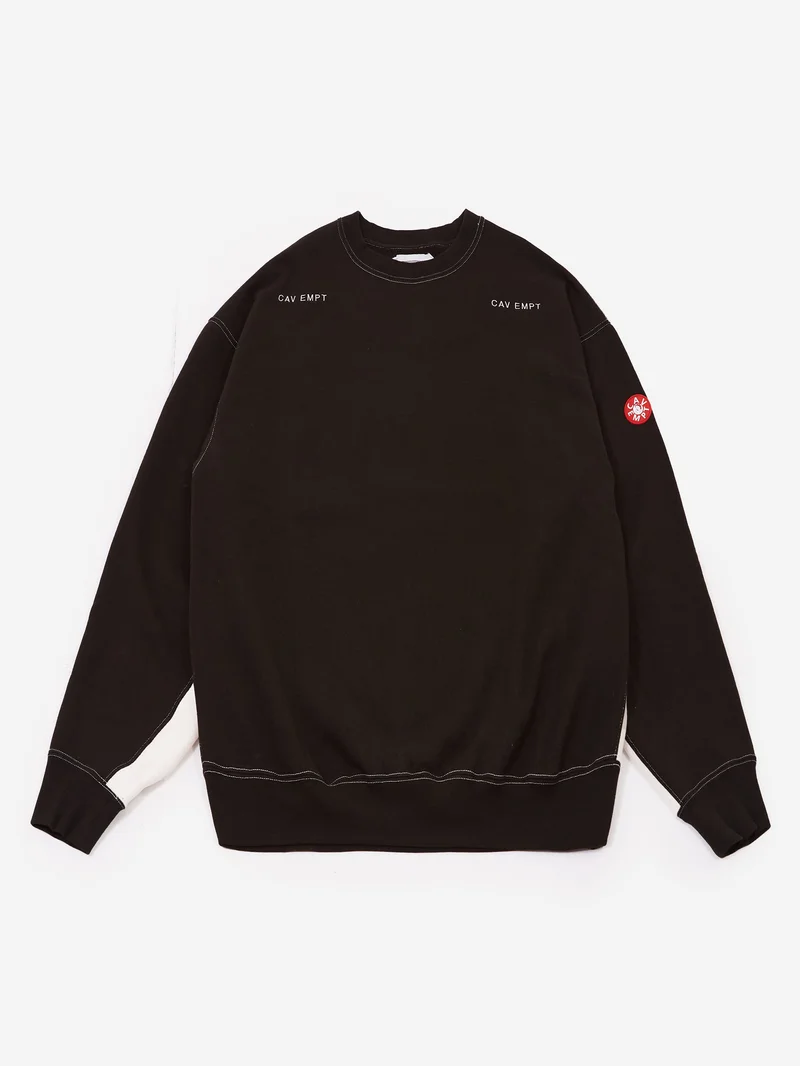 Image of C.E Cav Empt Solid Crew Neck #2 - Black