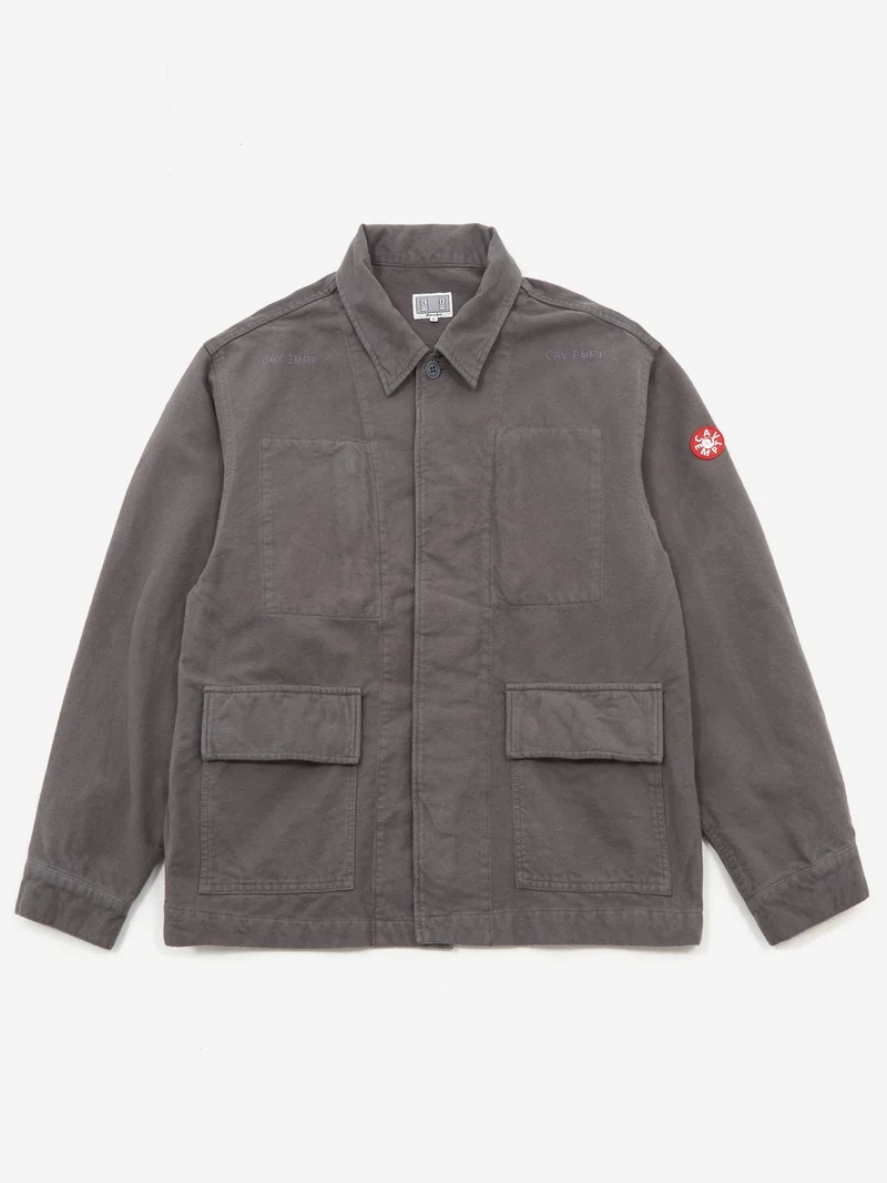 Image of C.E Cav Empt Brushed Soft Cotton Jacket - Grey
