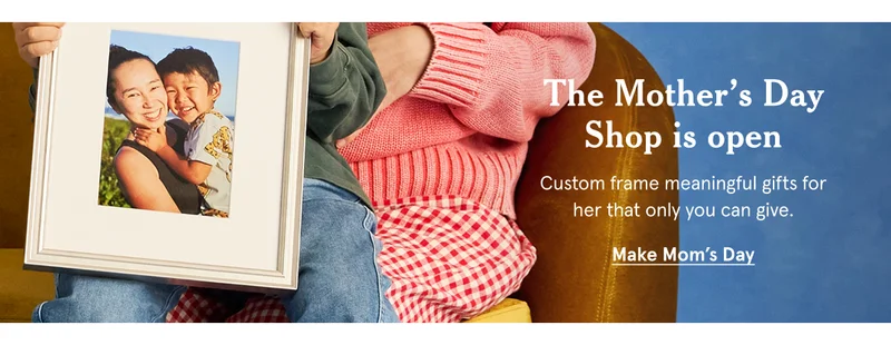The Mother's Day Shop is open
