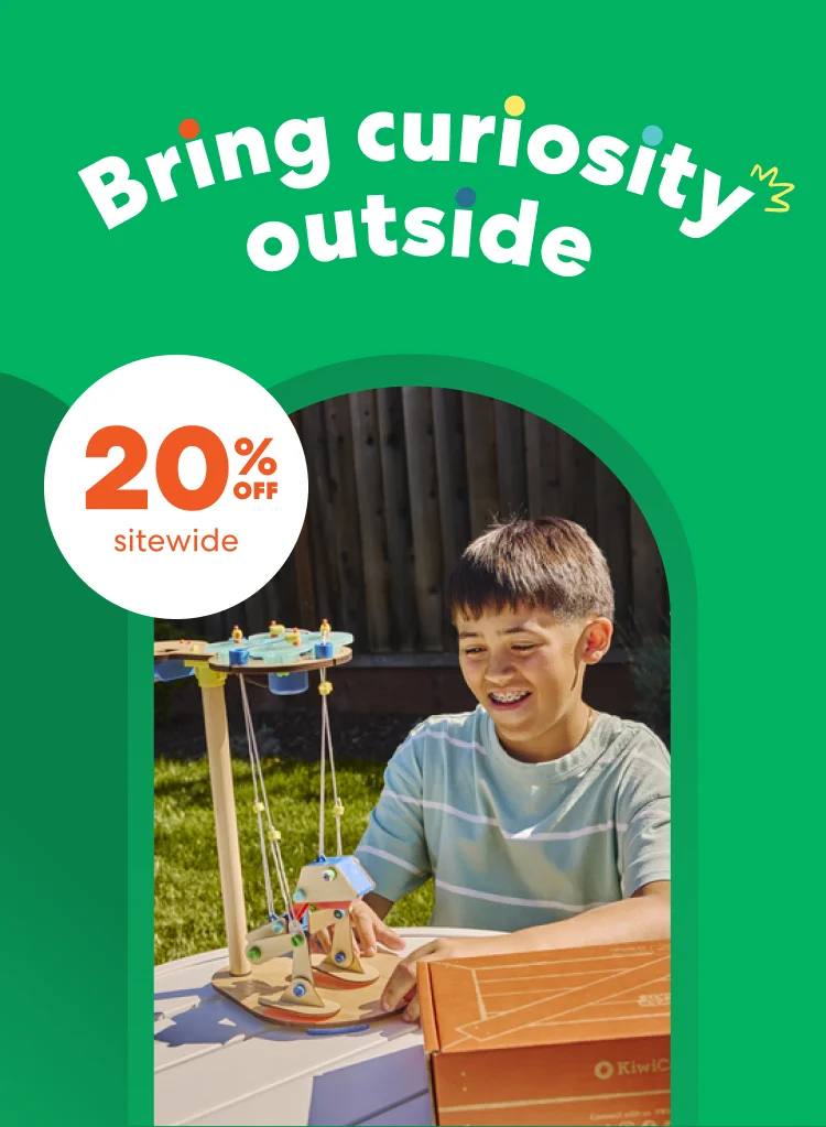 Bring curiosity outside! Take 20% off sitewide.