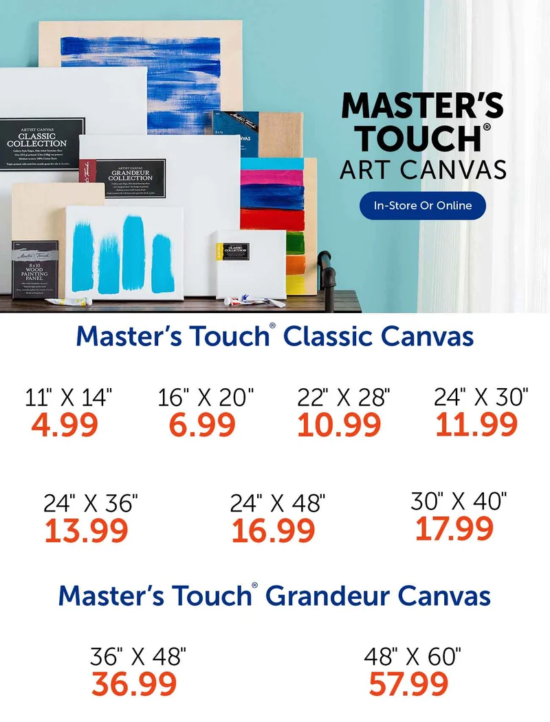 Masters Touch Canvas