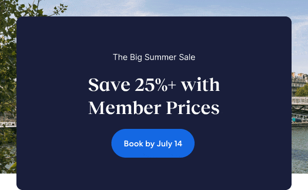 Book your summer vacation with 25% off or more