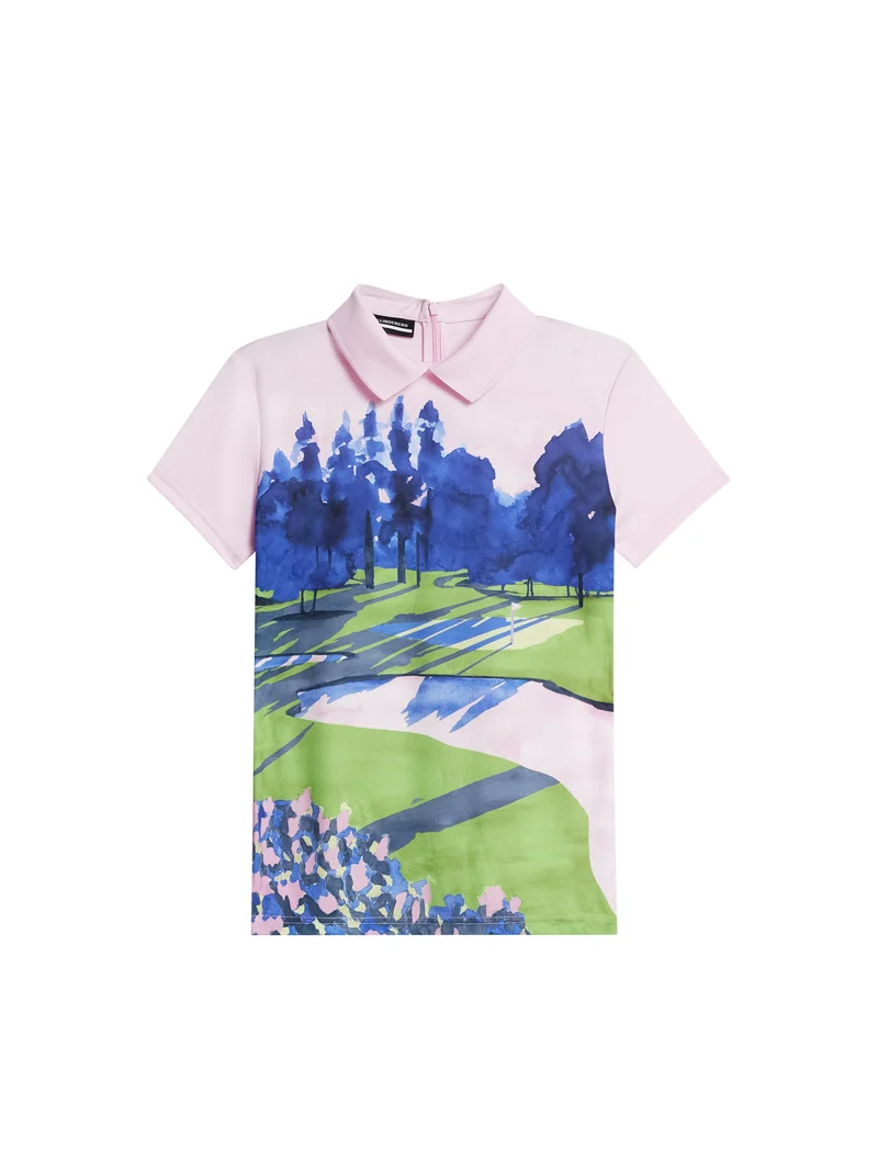 Image of Gunni Polo / Watercolor Pink
