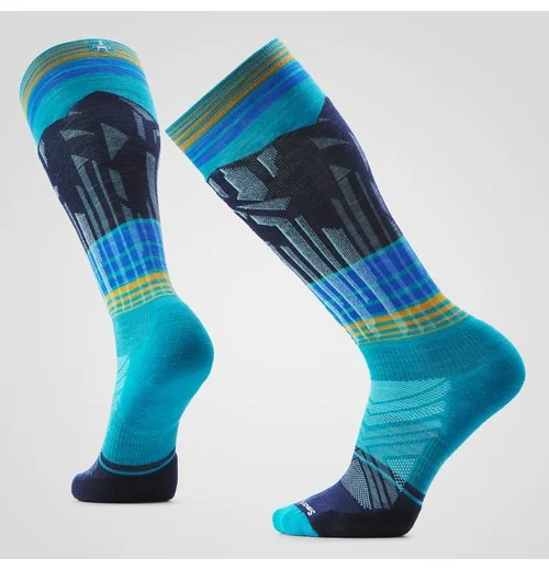 Ski Summit Shot Over The Calf Socks