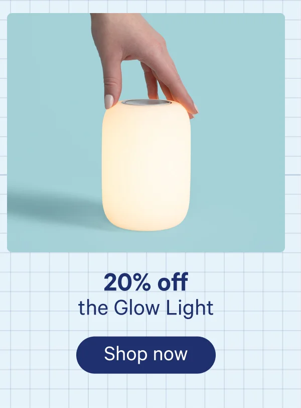 20% off the Glow Light