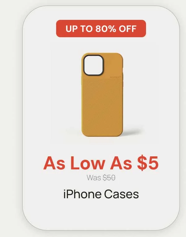 Up to 80% OFF - As Low as $5 Was $50 iPhone Cases
