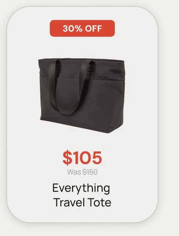 30% OFF - $105 was $150 Everything Travel Tote