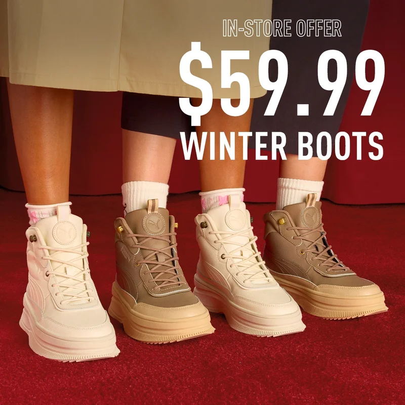 IN-STORE OFFER | $59.99 WINTER BOOTS