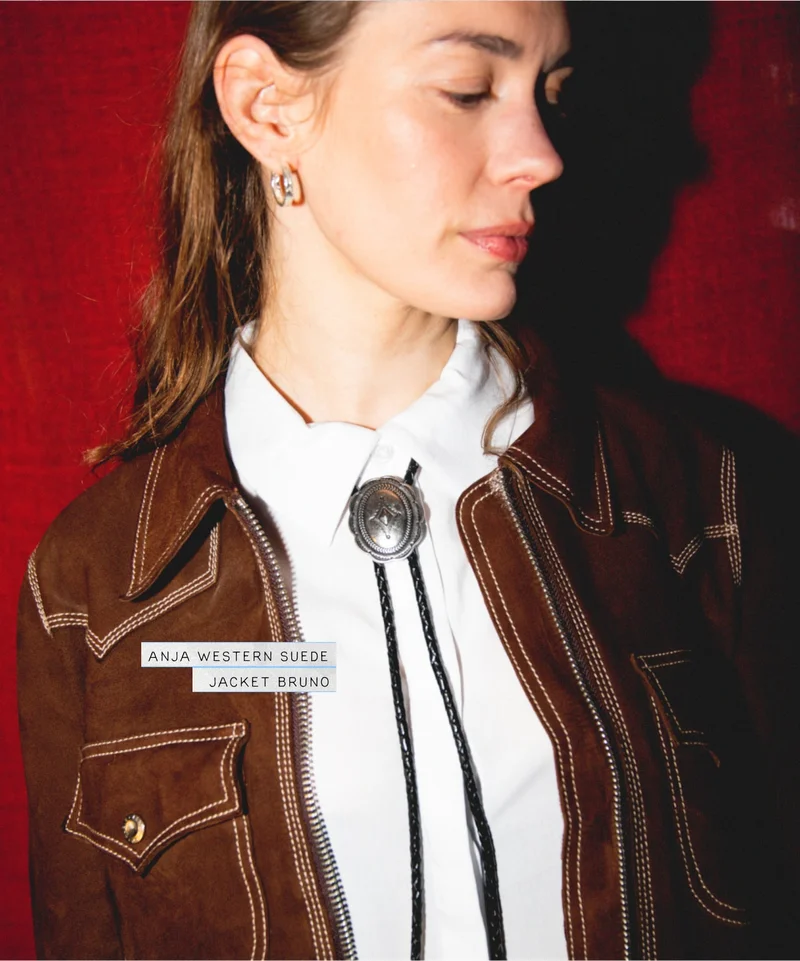 Anja Western Suede Jacket Bruno