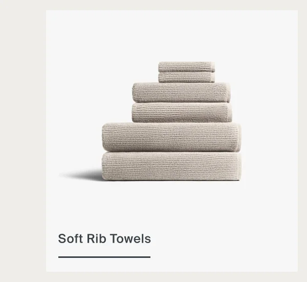 Soft Rib Towels