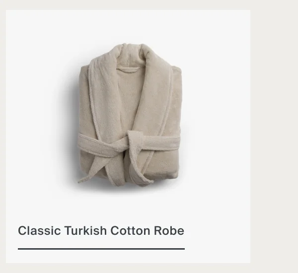Classic Turkish Cotton Robe