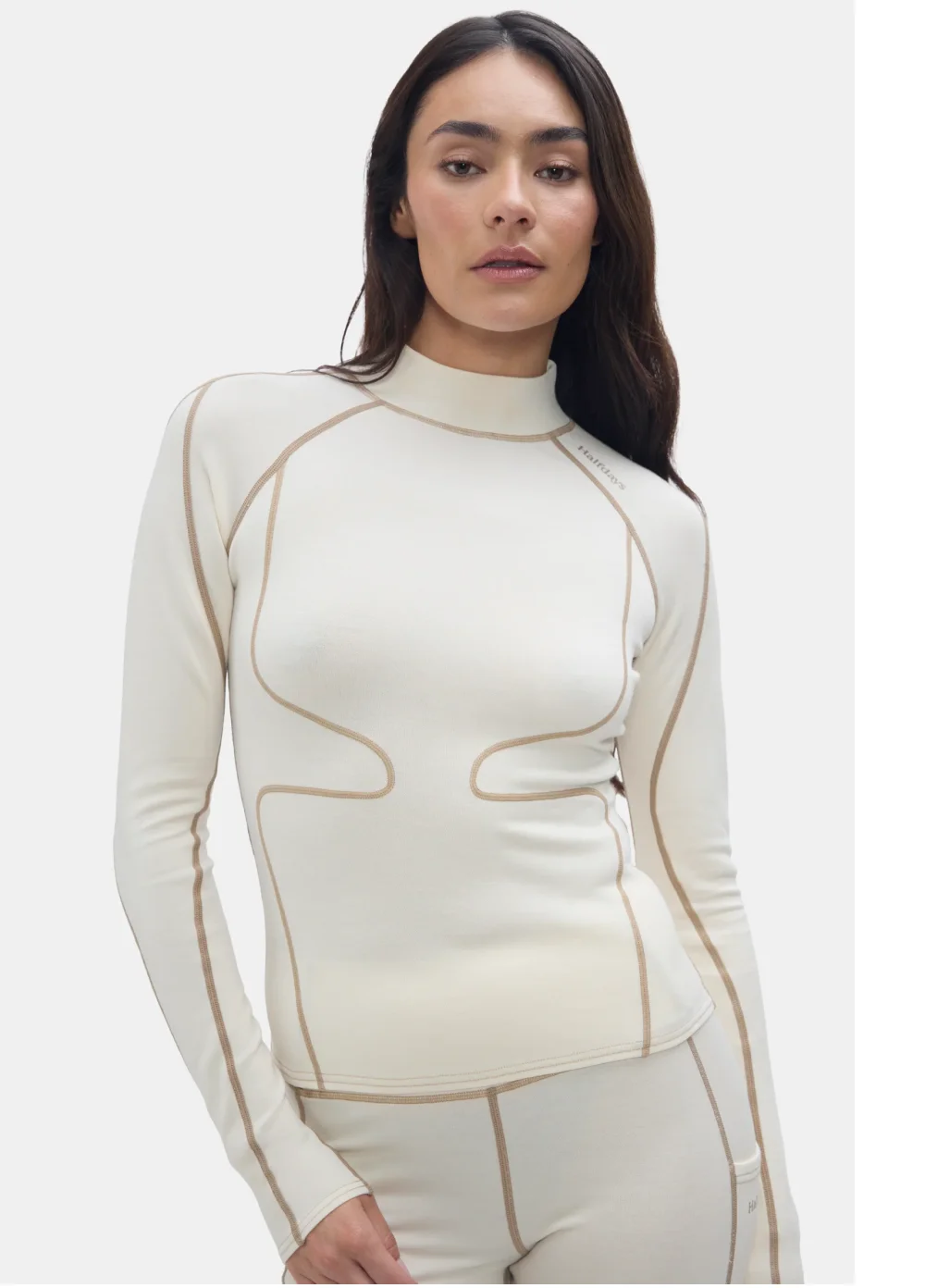 Shop Fay Top in Oat Milk