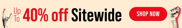 Up to 40% Off Sitewide