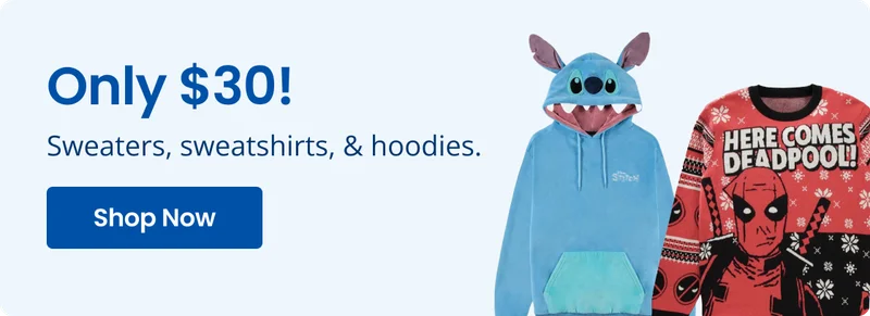 Only $30! Sweaters, sweatshirts, & hoodies. Shop Now
