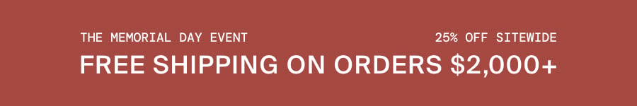 Free Shipping on Orders $2000+
