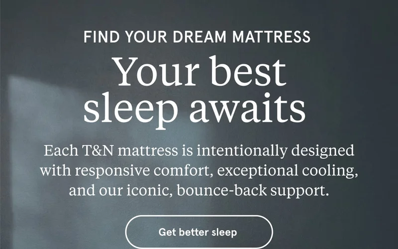 Find Your Dream Mattress | Your best sleep awaits | Get better sleep