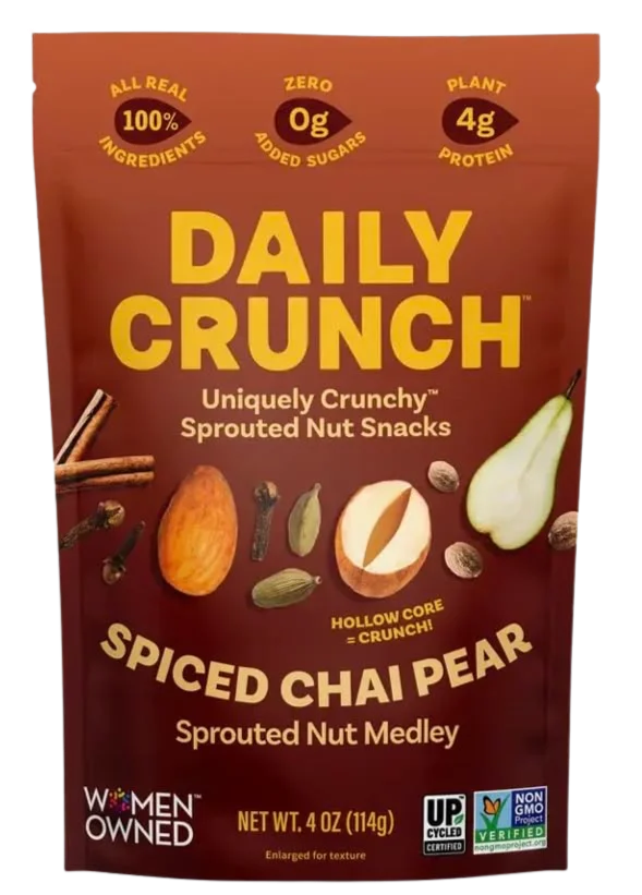Image of Daily Crunch Spiced Chai Pear Sprouted Nut Medley