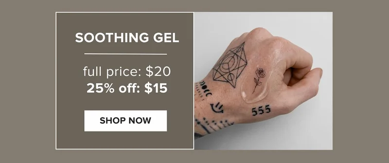 Soothing gel - shop now.