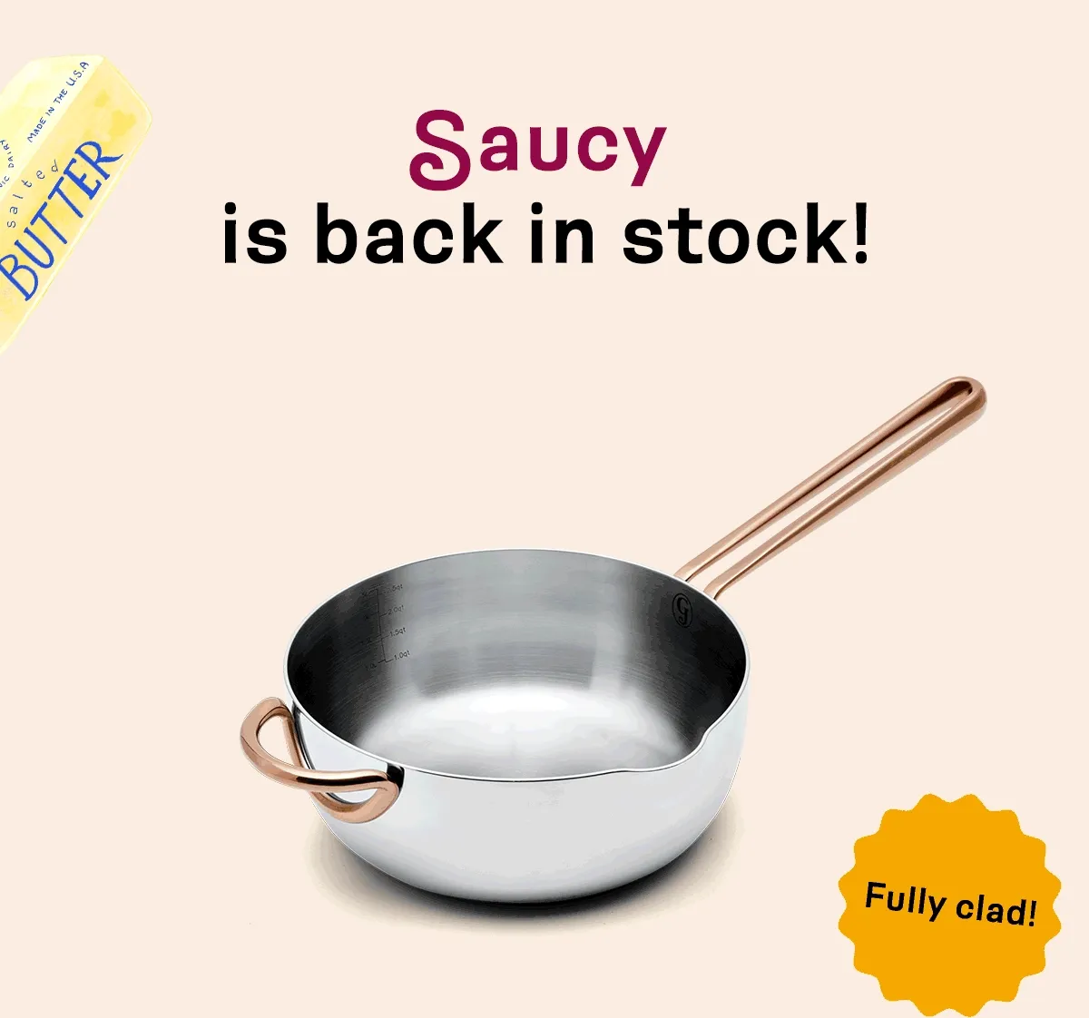 Big Deal, Deep Cut and Saucy are back in stock
