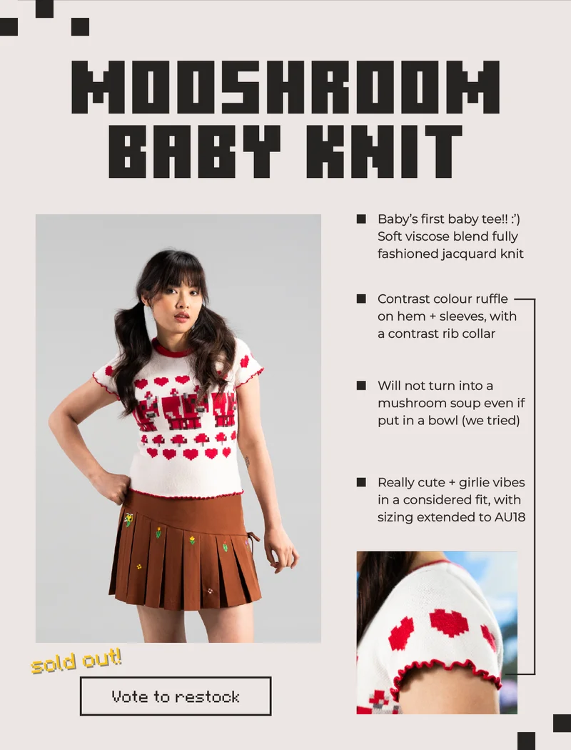 The Mooshroom Baby Knit