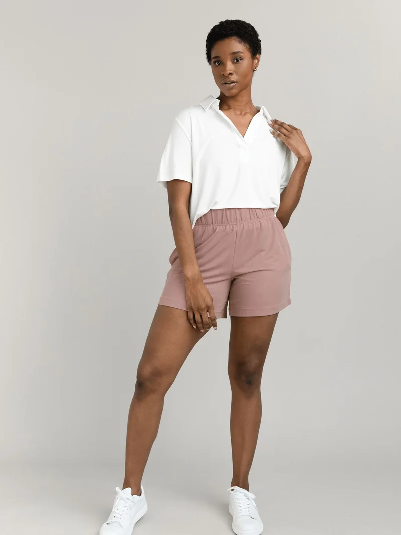 Image of Women's Modern Modal Mid-Length Shorts - Last Chance Image of Women's Modern Modal Mid-Length Shorts - Last Chance