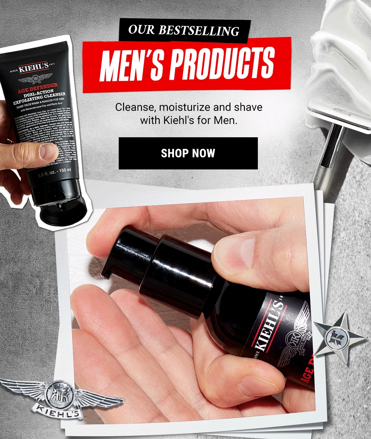 OUR BESTSELLING MEN'S PRODUCTS