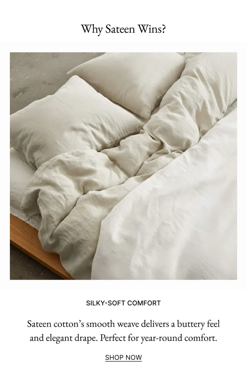 Why Sateen Wins?