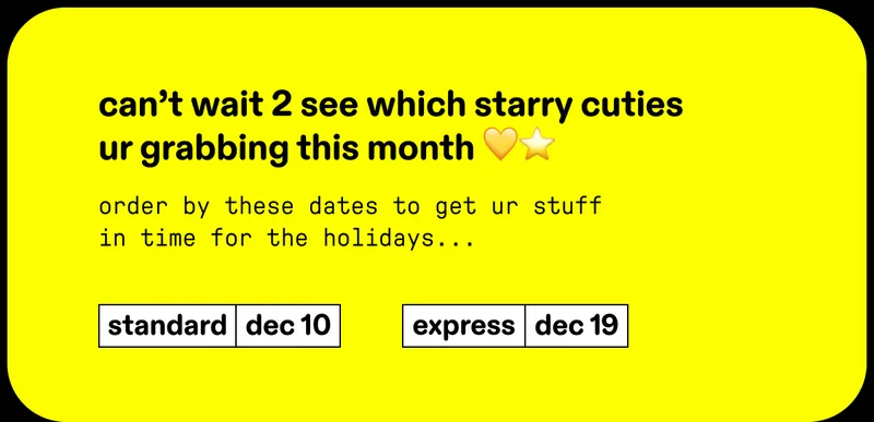 can't wait 2 see which starry cuties ur grabbing this month