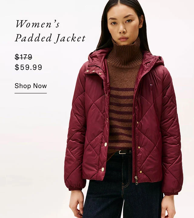 Women's Padded Jacket  $59.99