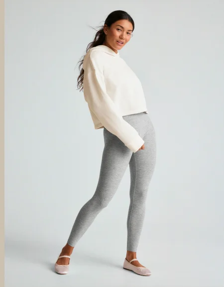 Happiness Fleece Cropped Hoodie
