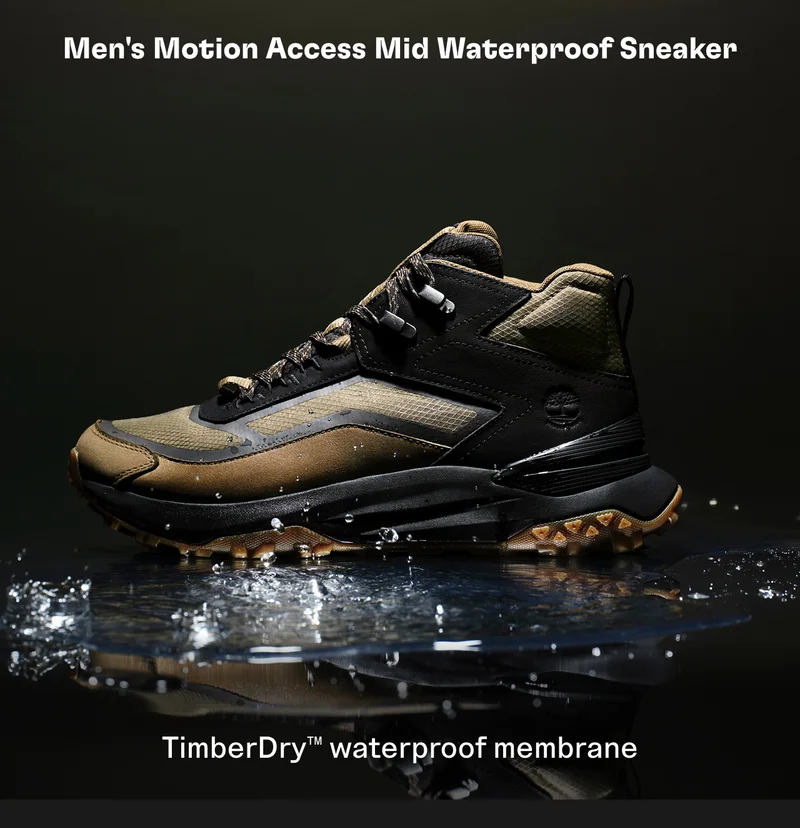 Men's Motion Access Mid Waterproof Sneaker