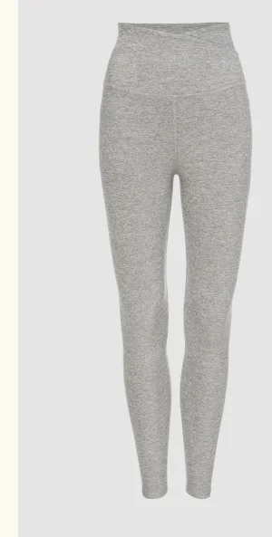Spacedye At Your Leisure High Waisted Midi Legging in Silver Mist