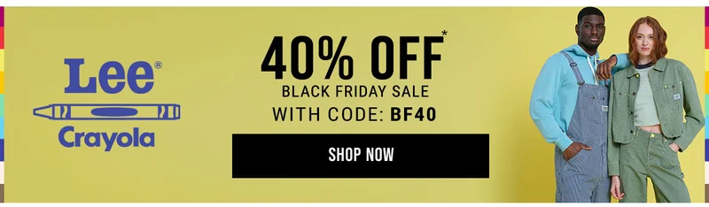 40% Off* Black Friday Sale With Code: discount code