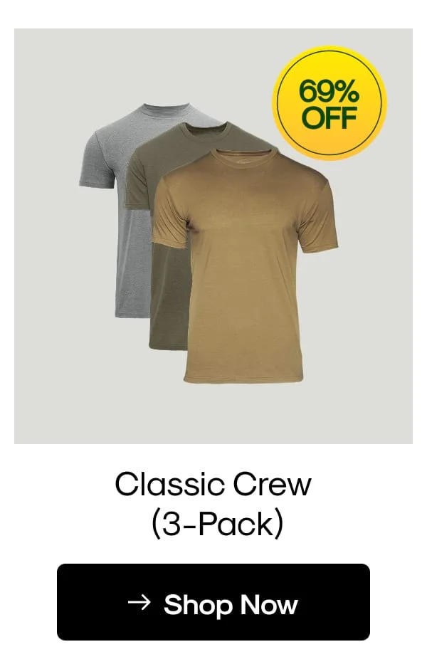Classic Crew  (3-Pack)