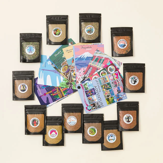Explore with Spice: Global Spice & Recipe Set