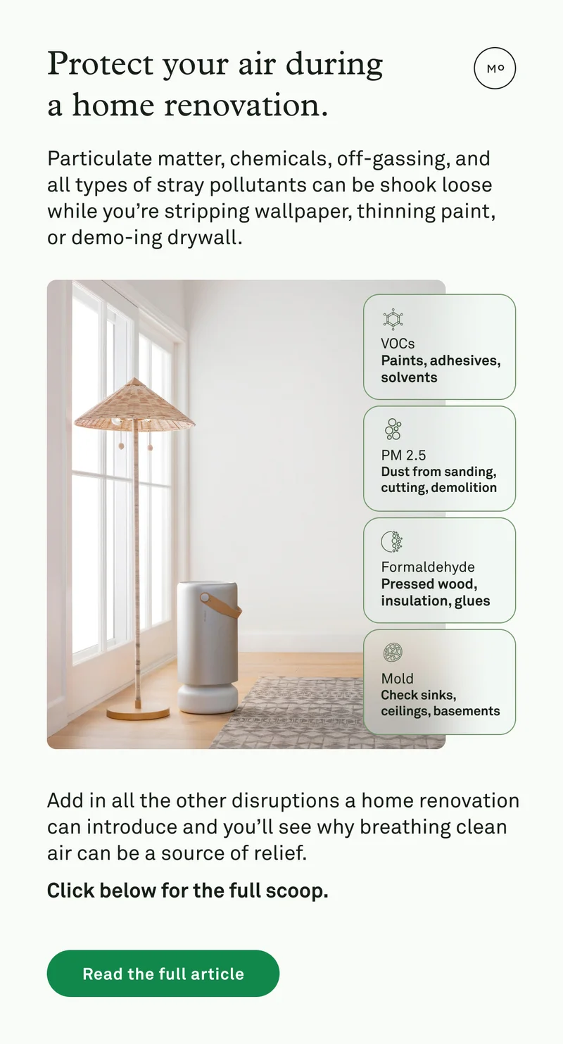 Protect your air during a home renovation