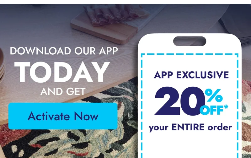 20% off only in the app