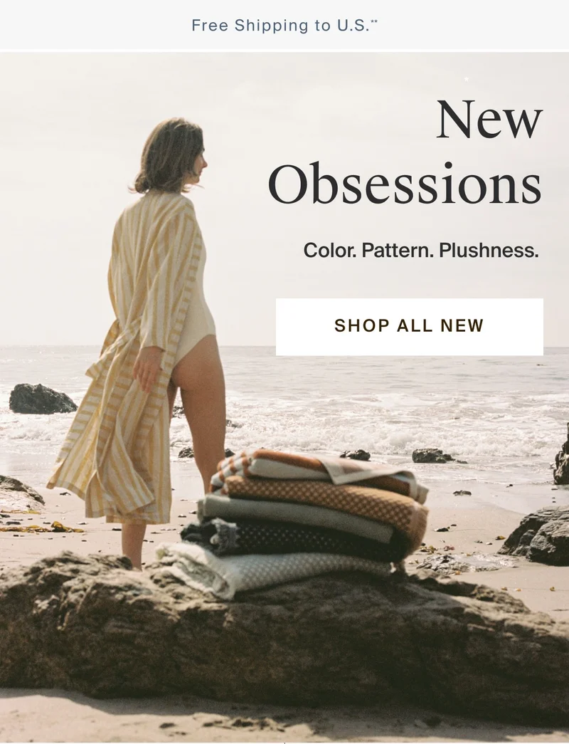 New obsessions. Shop all new.
