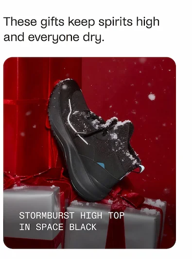 Stormburst High Top in Space Black