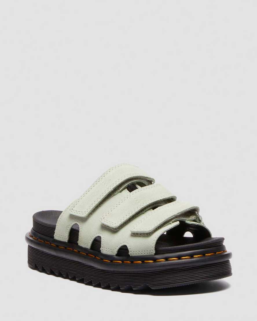 Image of Raine Slide Suede Sandals